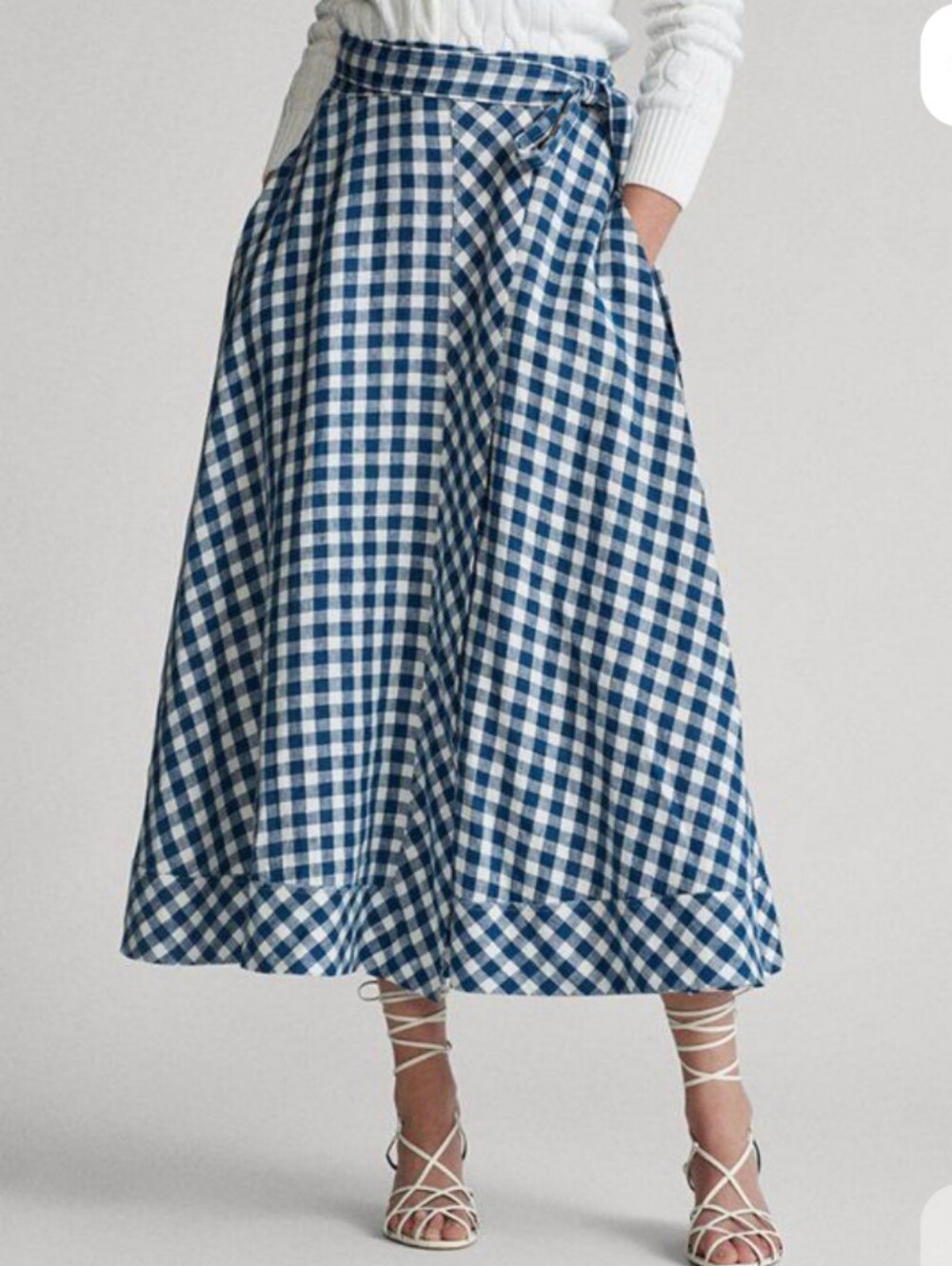 Ralph Lauren Summer 2020 Runway Sample Wrap Skirt
